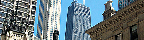 John Handcock Center, Chicago, Cityscape, Graphic Design